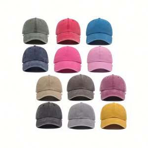 Gorra Deportiva Unisex de 6 Paneles, 100% Algodón, Nuevo Diseño, Estilo Desgastado, Correa Ajustable, Logotipo Bordado Personalizado, Tejido Terry a Cuadros - Product Image 1