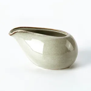 Japanischer Stil YAYU unregelmäßiges Porzellan Haus Essensgeschirr Sets Glasur Porzellanteller Schalen-Set Keramik-Geschirr