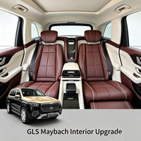 Kit de conversion intérieure VIP 4 places pour Mercedes Benz GLS X167, mise à niveau vers Maybach GLS600, remise à neuf complète de l'intérieur en cuir