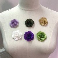 Multi Colors Broderie 3d Fleurs Applique Dentelle Couture sur Chapeau/vêtements LT2654A