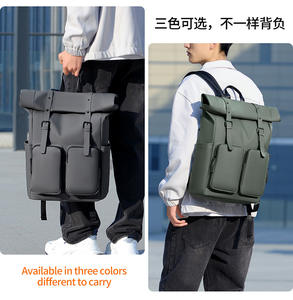 कारखाने मूल्य कस्टम लोगो ट्रेंडी हल्के वाटरप्रूफ स्कूल बैग पुरुषों के लिए लैपटॉप बैकपैक - Product Image 2