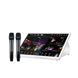 InAndOn KTV Karaoke Machine With 15.6 Inch Touch Screen 1TB 5in1 Professional Karaoke System WiFi Portable Karaoke Player