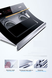 Campana extractora de <span class=keywords><strong>grasa</strong></span> para <span class=keywords><strong>cocina</strong></span>, <span class=keywords><strong>extractor</strong></span> de humo montado en la pared de acero inoxidable, 750mm - Product Image 6