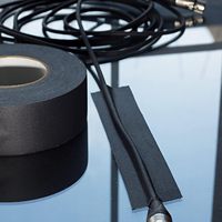 Pita Perekat Profesional Matte Finish Tanpa Pantulan, Tahan Air, Pita Gaff Matte Finish Hitam untuk Fotografi Panggung