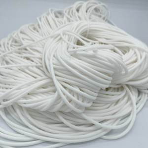 Tira de sellado de goma de silicona redonda elástica resistente al calor, varios tamaños, 1mm, 2mm, 3mm, 4mm de grosor, cordón de goma de silicona - Product Image 4