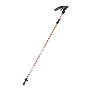 Bâton de randonnée réglable en alliage d'aluminium Crossborder 115cm 135cm avec embout en caoutchouc pour la marche en extérieur - Product Image 2