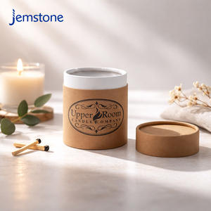 Envase de Cartón Ecológico para Velas Aromáticas, Difusor de Aroma, Tarro para Crema Facial, Tubo de Papel Cilíndrico, OEM ODM - Product Image 2