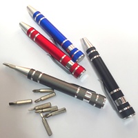 Juego de Destornilladores Tipo Pluma MYJ 8 en 1, Mini Kit Portátil Multiespecificación Btg-017, Juego de Destornilladores Tipo Pluma 8 en 1 Btg-0