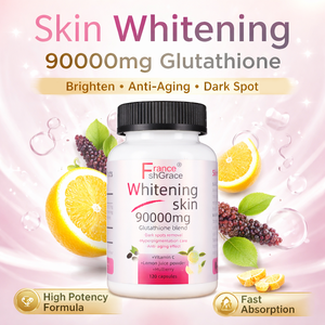 Capsules blanchissantes pour la peau personnalisées 5000mg, éliminateur de taches brunes et de cicatrices d'acné, 120 capsules, complément blanchissant - Product Image 2