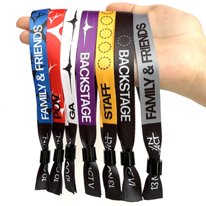 Pulseras de Tela Satinada Personalizadas de Alta Calidad 2026 con Clip Metálico para Eventos, Muestra Gratuita - Product Image 2