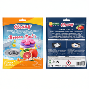 Tapis de cuisine anti-odeurs Cleany Breeze Pads, parfum agrumes, 500g - Product Image 3