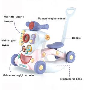 Trotteur multifonctionnel 6-en-1 pour bébé : Jouet musical d'éveil, trotteur et centre d'activités pour bébé - Product Image 4