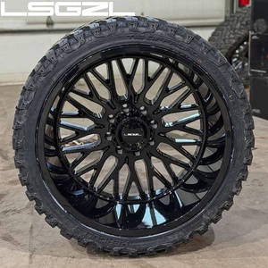 LSGZL Jantes forgées 20x10 20x12 24x112 22x12 22x14 24x14 26x14 26x16 à déport profond pour camion tout-terrain, Super Single, 8x6.5 8x200 - Product Image 2