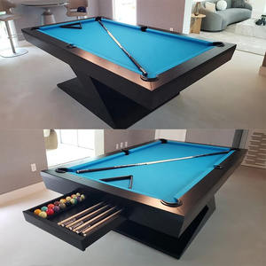 Mesa de Billar con Diseño en <span class=keywords><strong>Z</strong></span> Personalizable, de Venta Caliente, Grado Comercial, con Pizarra, Moderna, para Interiores, con Cajón - Product Image 6