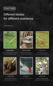 Cuchilla de desbrozadora a gasolina de accionamiento por carrera, componente central para equipos de cosecha de té, oliva y yuca, y para aplicaciones en cosechadoras de grano y maíz - Product Image 6