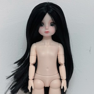 Vente en gros de figurines articulées BJD de 30 cm, style coréen, avec maquillage, corps vierge, pour personnalisation et tenue sur mesure, faites à la main - Product Image 3