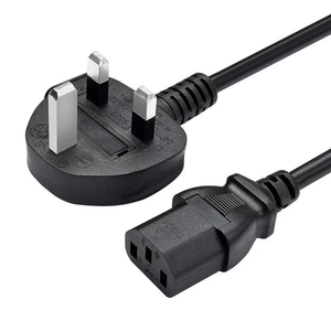 1.2M 1.5M 영국 컴퓨터 전원 케이블-IEC 320 C13 - BS-1363 플러그 SJTW 와이어 IP11 등급 - Product Image 2