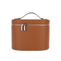 Vente flash : Boîte à maquillage en cuir PU, boîte à bijoux, grande capacité, logo personnalisé, trousse de toilette, plusieurs compartiments, étui de rangement pour cosmétiques