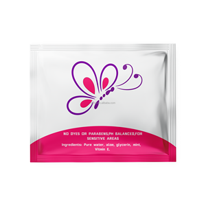 Paquet unique de lingettes vaginales naturelles équilibrées à base de plantes de marque privée <span class=keywords><strong>Lingette</strong></span> d'hygiène intime féminine non parfumée - Product Image 2