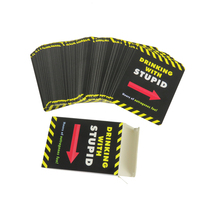 Cartes de jeu pour adultes avec logo personnalisé, finition mate, écologiques, pour soirées et jeux de position sexuelle en couple, vente en gros