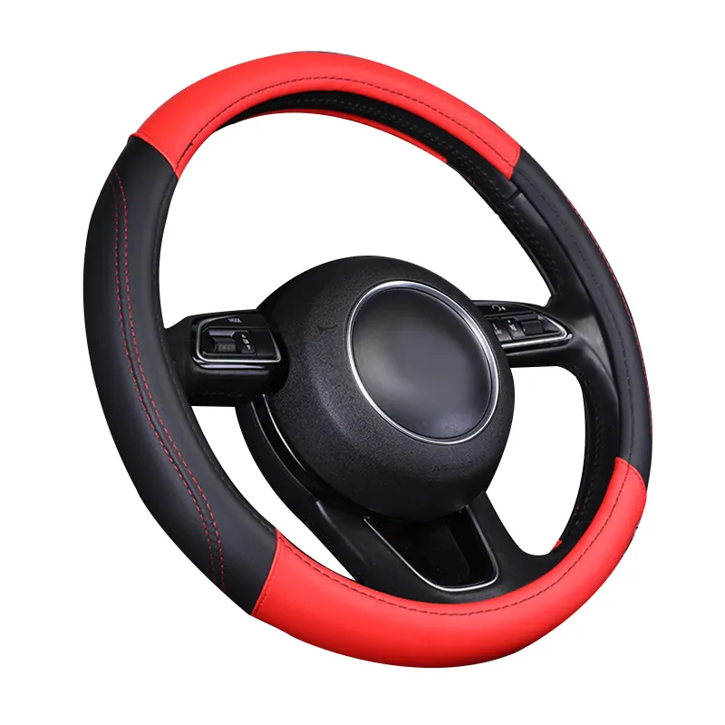 Leather Steering Wheel Cover Universal Size