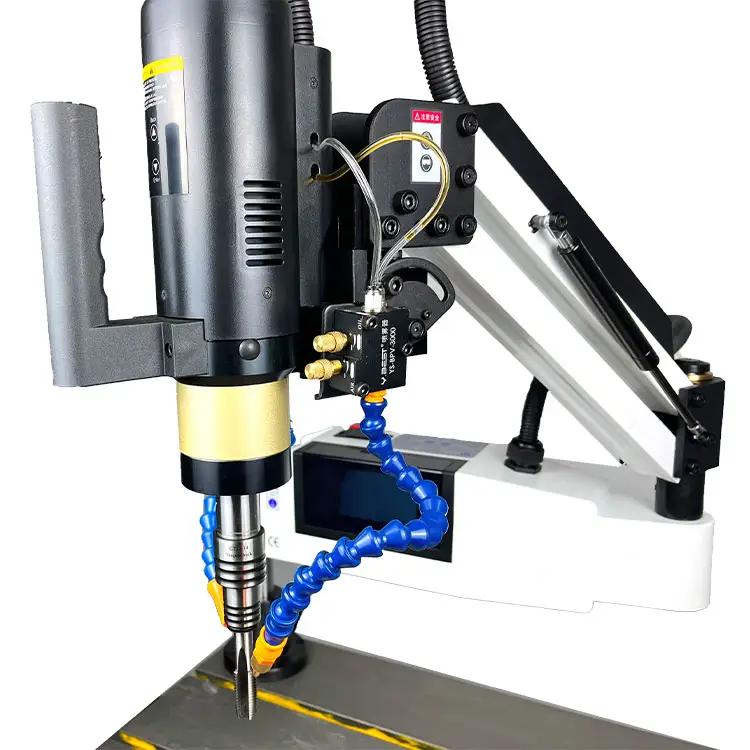 M3-M30 Roboter flex Arm Touch Screen Elektrische automatische Schmierung und kühlende Gewindes chneid maschine