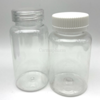 Bouteille de pilules en plastique, pour médicaments, grad150cc, gourde en plastique pour animal de compagnie avec bouchon résistant aux enfants, nouvelle collection