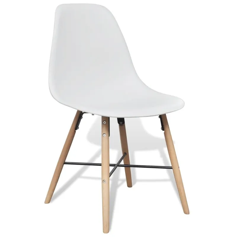 椅子椅子PPダイニングモダンデザインカラープラスチックブナ木製
