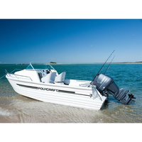Bateau en HDPE Rotomoulé Écologique et Durable Mini Bateau Rapide avec Certification CE