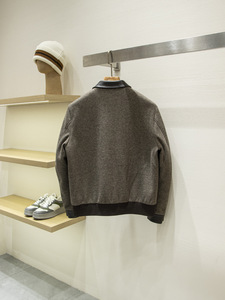 Chaqueta de Invierno para <span class=keywords><strong>Hombre</strong></span>, Acolchada, Gruesa y Cálida, con Paneles de Lana de Oveja, Solapa con Diseño Chevron, Ropa de Calle - Product Image 4