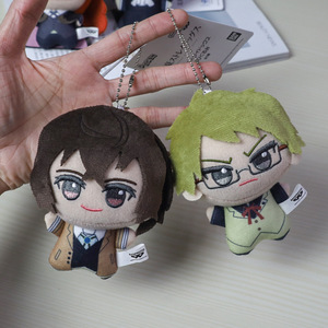 พวงกุญแจตุ๊กตาอนิเมะสไตล์ญี่ปุ่น บังโก แสตรย์ ด็อกส์ ตัวละครนานะ นาคาฮาระ จยา และ ดาไซ ออสึมุ ทำจากใยโพลีเอสเตอร์ - Product Image 3