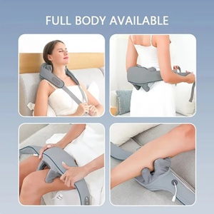 Masseur pour les épaules, le cou et les trapèzes, avec fonction de serrage et pétrissage mécanique pour la colonne cervicale, et compresse chaude pour les épaules - Product Image 4