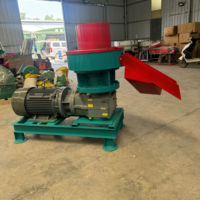 300-400 kg/h Capacité Anneau Die Sciure Pelletier Biomasse Carburant Bois Pellet Making Machine Feed Processing