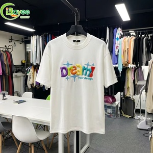 T-Shirt Oversize <span class=keywords><strong>di</strong></span> Alta Qualità con Ricamo Personalizzato per <span class=keywords><strong>Uomo</strong></span>, Magliette <span class=keywords><strong>di</strong></span> <span class=keywords><strong>Lusso</strong></span> con Stampa e Ricamo Personalizzati - Product Image 2
