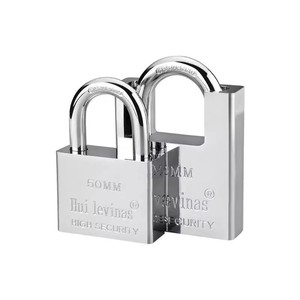 ฮุย เลวินาสกุญแจล็อคความปลอดภัยสูง 50 มม. ล็อคประตูชุบโครเมียม - Product Image 1