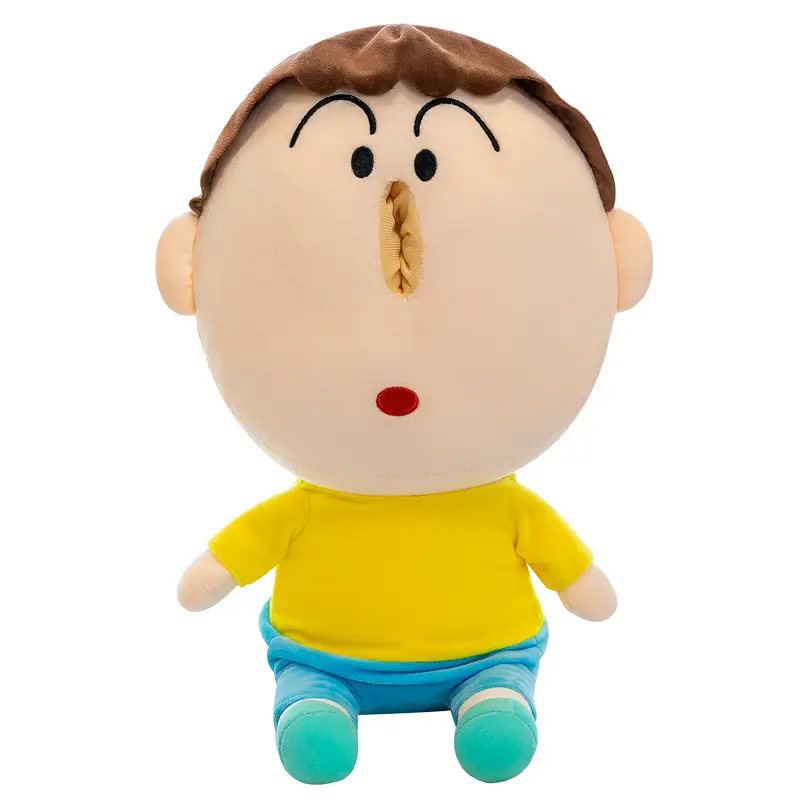 Hot Selling New Product Crayon Shin-Chan Serie Dummy Paper Box Domme Lade Pluche Speelgoed Groothandel Pop Tissue Box