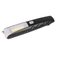 Lampe de travail LED COB multifonction rechargeable par USB, base magnétique, torche télescopique, outil de ramassage, lampe de poche