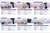 Lecteur de codes-barres 1D 2D QR filaire portable HPRT pour reçus, caisse enregistreuse, inventaire, chèque bancaire