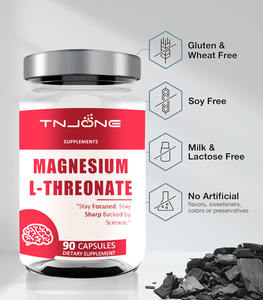 OEM Magnesium l-threonate suplemen nutrisi makanan meningkatkan memori Magnesium l-threonate kapsul - Product Image 2