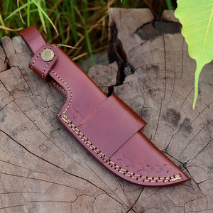 Vintage Style Leather Knife Sheath Handmade Durable <b>Belt</b> Pouch for Outdoor Handcrafted Genuine Leather Knife Sheath For Sale - Product Image 3