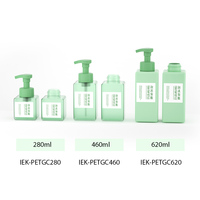 Flacon pompe vide carré pour shampoing, lotion, savon liquide, gel douche, emballage pour sérum de soin de la peau 280ml/460ml/620ml