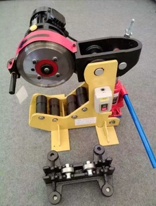 Small Stainless Steel Tube Shearing Equipment Building Galvanized Duct Electro Hydraulic Pipe Cutting Machine - Product Image 4