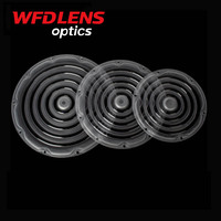 Lentilles optiques LED D226MM 60/90 degrés de haute qualité en PC transparent, 90 % de transmission pour éclairage industriel (RoHS/REACH)