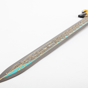 Espada del Anillo de <span class=keywords><strong>Elden</strong></span> de 112 cm, Espada de la Noche y la Llama, Artículo Coleccionable, Decoración para Cosplay, Dorada, Venta al por Mayor - Product Image 6