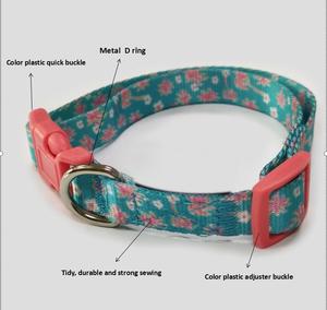 OEMカスタム昇華調整可能ナイロンペット犬の首輪快適な戦術的なスタイルクイックリリースプラスチックバックル犬の首輪 - Product Image 2