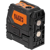 KLEIN TOOLS 93LCLGR Niveau laser croisé vert rechargeable auto-nivelant avec points de plomb rouge