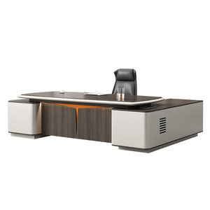 Conjunto de Muebles de Oficina para Escritorio Ejecutivo Ekintop EK-B908-HQ, Escritorio Moderno para Gerente o Presidente - Product Image 4