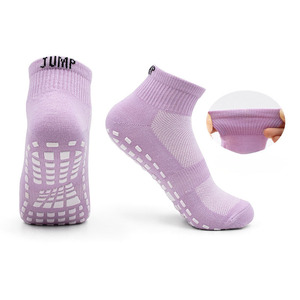 Calzini sportivi antiscivolo personalizzati per calcio adulto Pilates Yoga Grip con graziose <span class=keywords><strong>scarpe</strong></span> <span class=keywords><strong>da</strong></span> bambino ricamate - Product Image 5