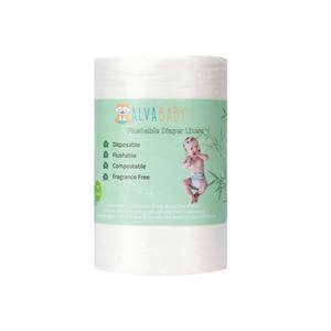 अलवबी डिस्पोजेबल फ्लैशबल लाइनर 100 शीट प्रति रोल - Product Image 1