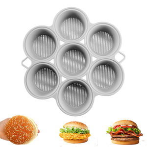 Moldes de Silicona Reutilizables para Postres Caseros, Resistentes al Calor, Herramientas para Hornear Hamburguesas, Moldes para Muffins y Pasteles - Product Image 6